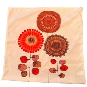 Floral Print pillow covers (2) 17.5" x 17"